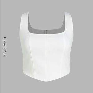 Brand New! 3X white crop top